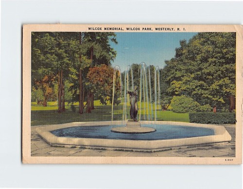 Postcard wilcox memorial - wilcox,