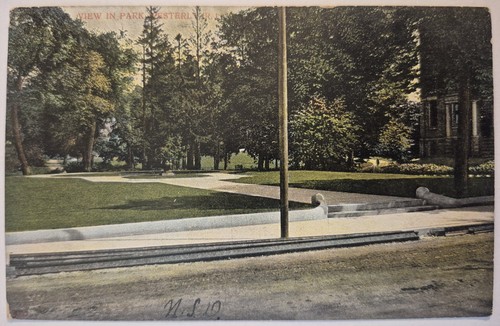 Vintage postcard view - view, in